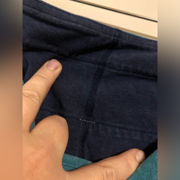 ♦️ Lululemon | Groove Pants in Navy with Teal Band - Picture 3 of 3
